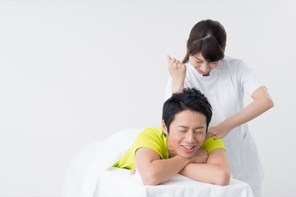 施術中